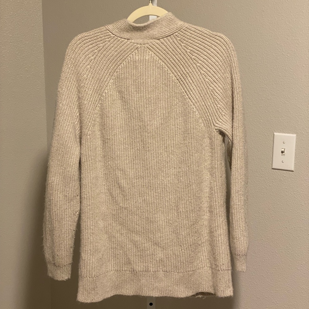 GAP Cream Women's Cardigan Grandpa Sweater Large - Picture 2 of 10